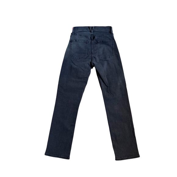 Veronica Beard Ryleigh Slim Straight High Rise Jeans, Black, Women's 25 - Picture 3 of 6